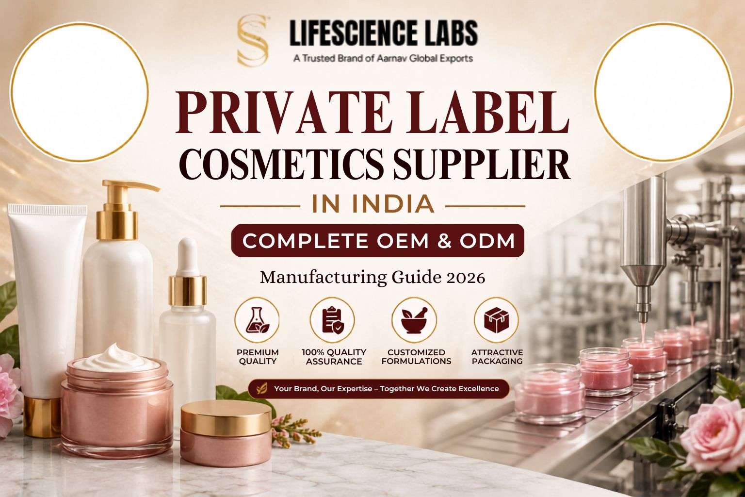 Private Label Cosmetics Supplier in India | OEM & ODM Cosmetic Manufacturing Guide 2026