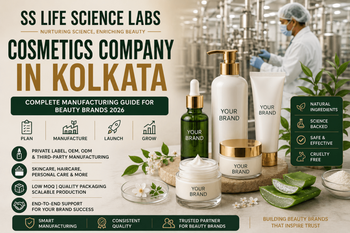 Cosmetics Company in Kolkata – Beauty Manufacturing Guide 2026