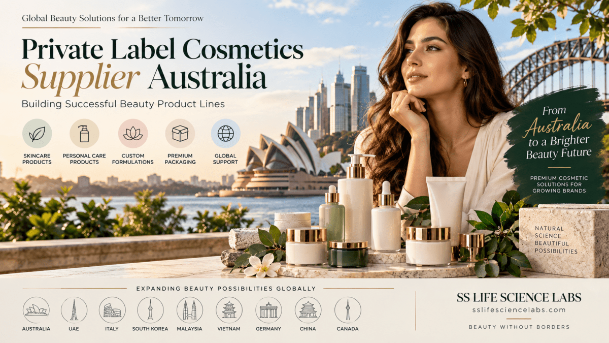 Private Label Cosmetics Supplier Australia for Beauty Brands