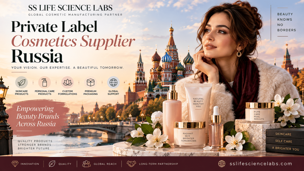 Private Label Cosmetics Supplier Russia for Beauty Brands